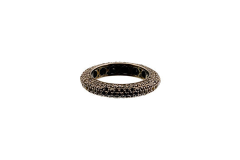 HAATHI FINE - Stack Ring with Black Diamonds