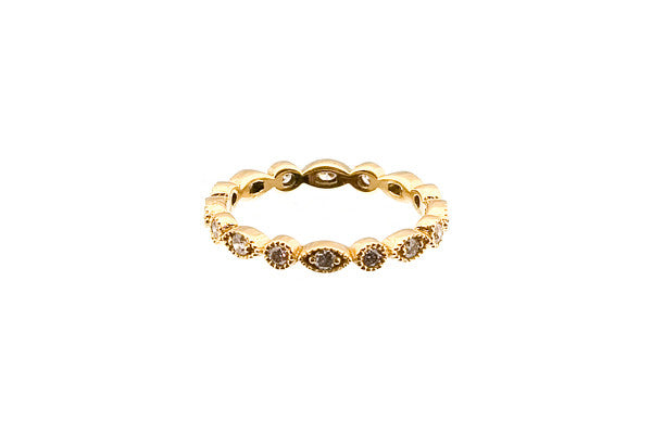 HAATHI FINE - Ornate Diamond Eternity Ring