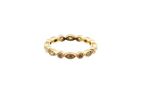HAATHI FINE - Stack Ring with Citrine