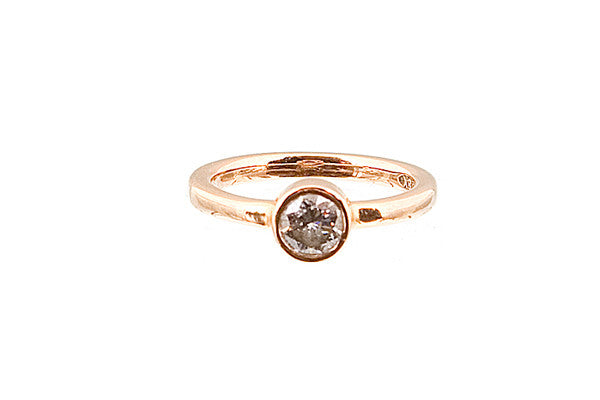 HAATHI FINE - Solitaire Diamond Bezel Ring