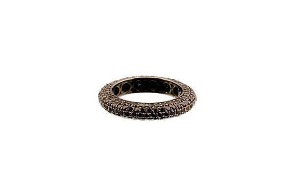 HAATHI FINE - Black Diamond Cluster Ring Thin