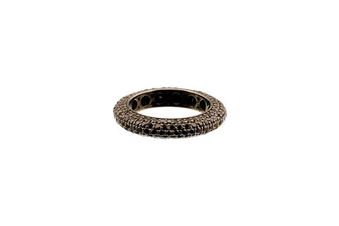 HAATHI FINE - Black Diamond Cluster Ring Thick