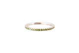 HAATHI FINE - Stack Ring with Green Diamonds