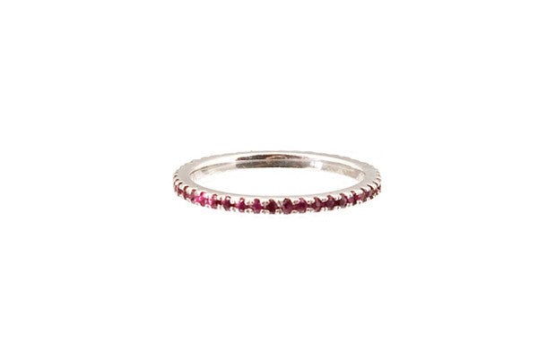 HAATHI FINE - Stack Ring with Rubies