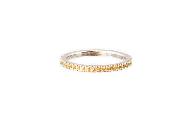HAATHI FINE - Stack Ring with Citrine