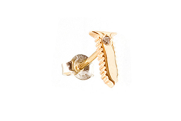 MOOD EARRING - Screw with Diamond Accent