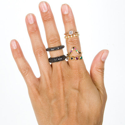 HAATHI FINE - Solitaire Diamond Bezel Ring